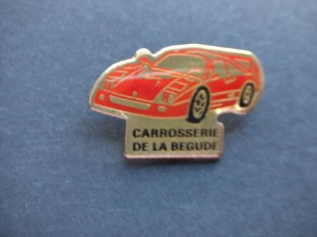 Ferrari F40 sportwagen rood